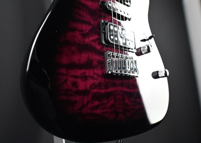 Ibanez GRX70QA-TVT Gio Series Transparent Violet Sunburst #217
