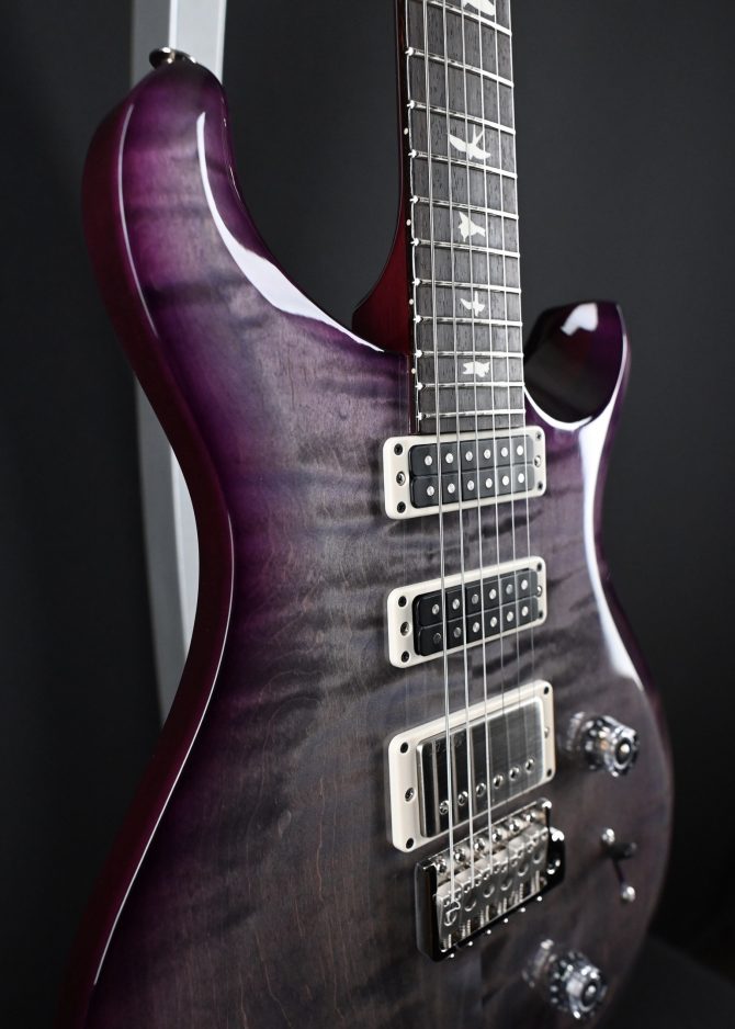 PRS S2 Studio Faded Gray Black Purple Burst #533