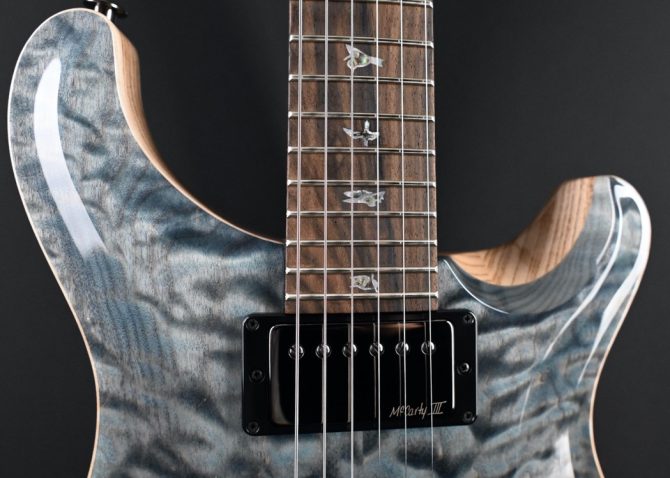 PRS Wood Library Custom 24 Semi-Hollow Quilt 10-Top Nightshade #657