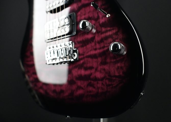 Ibanez GRX70QA-TVT Gio Series Transparent Violet Sunburst #832