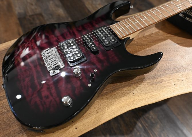 Ibanez GRX70QA-TVT Gio Series Transparent Violet Sunburst #828