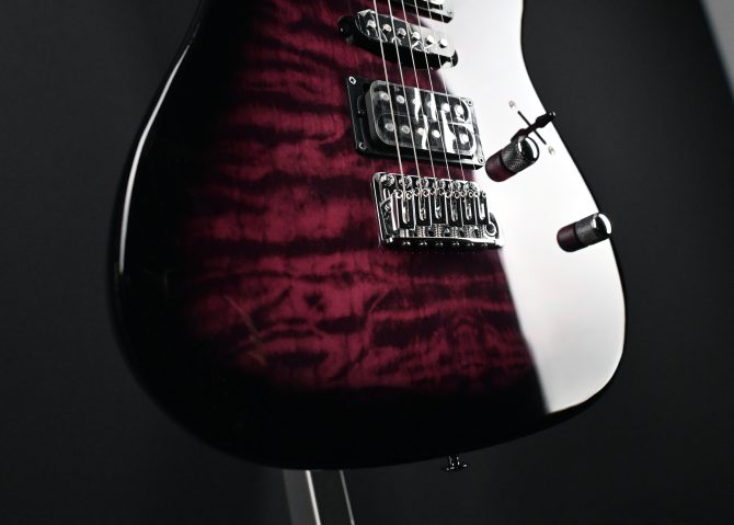 Ibanez GRX70QA-TVT Gio Series Transparent Violet Sunburst #828