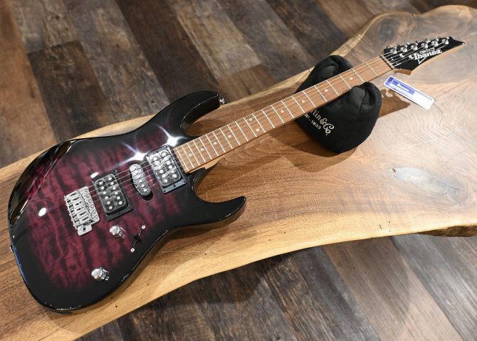 Ibanez GRX70QA-TVT Gio Series Transparent Violet Sunburst #828