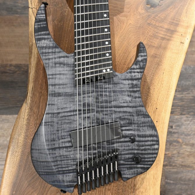 Legator G9F-BK Satin Flame Maple Black 9-string Multi-Scale #162