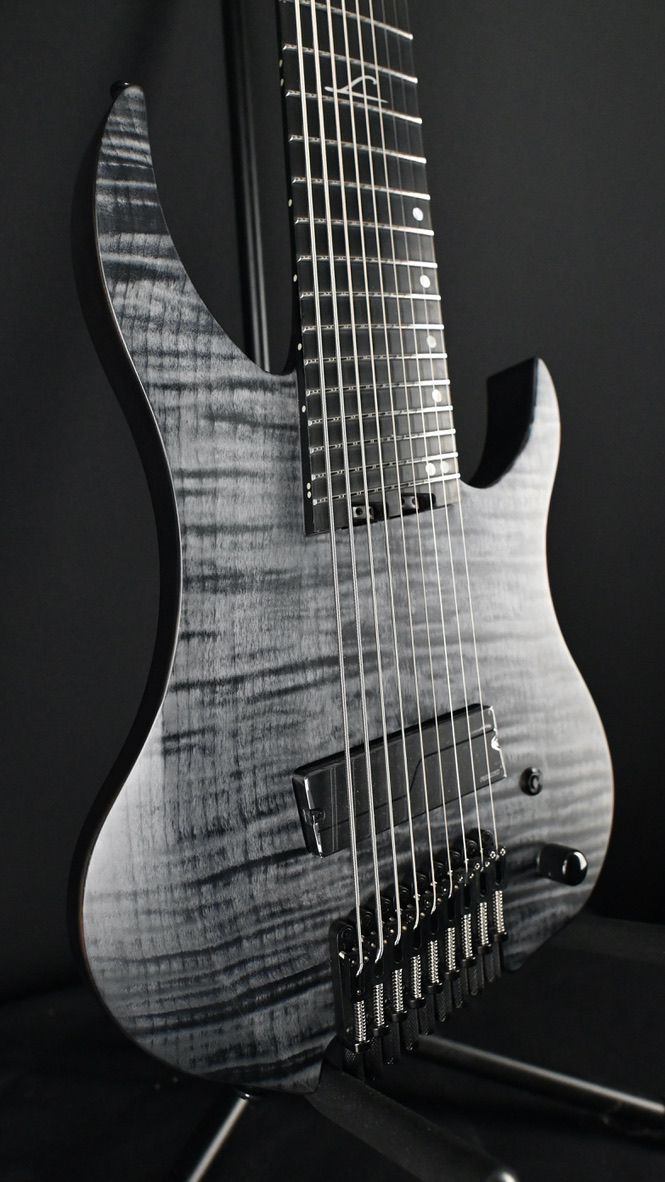 Legator G9F-BK Satin Flame Maple Black 9-string Multi-Scale #162