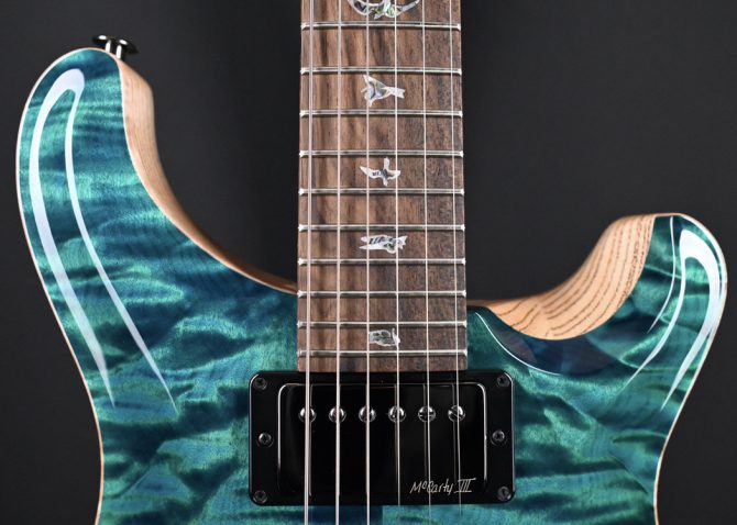 PRS Wood Library Custom 24 Semi-Hollow Quilt 10-Top Laguna #654