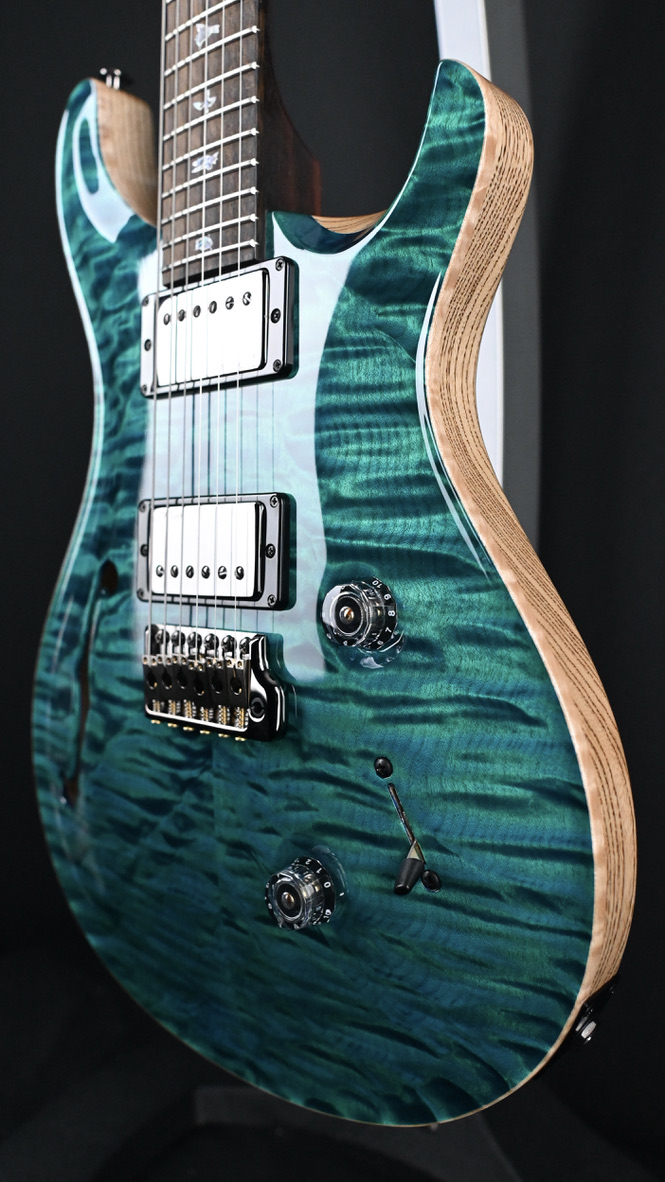 PRS Wood Library Custom 24 Semi-Hollow Quilt 10-Top Laguna #654