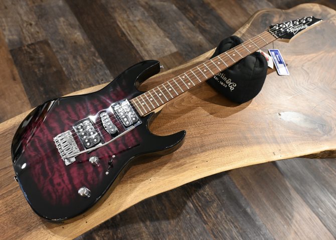 Ibanez GRX70QA-TVT Gio Series Transparent Violet Sunburst #827