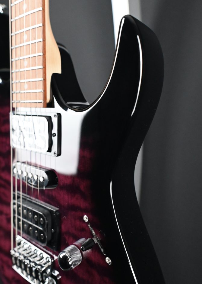 Ibanez GRX70QA-TVT Gio Series Transparent Violet Sunburst #828