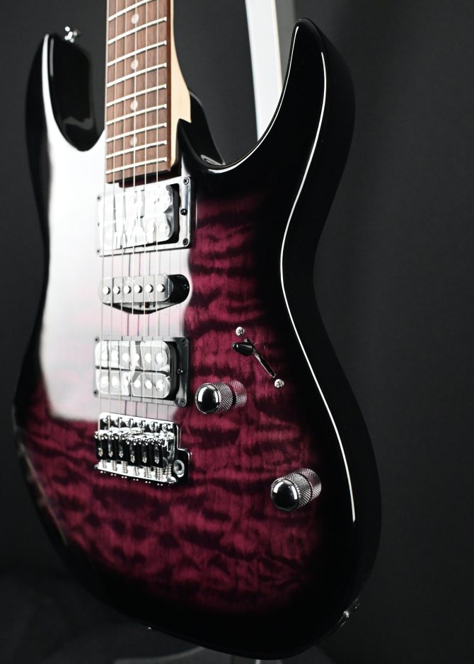 Ibanez GRX70QA-TVT Gio Series Transparent Violet Sunburst #832
