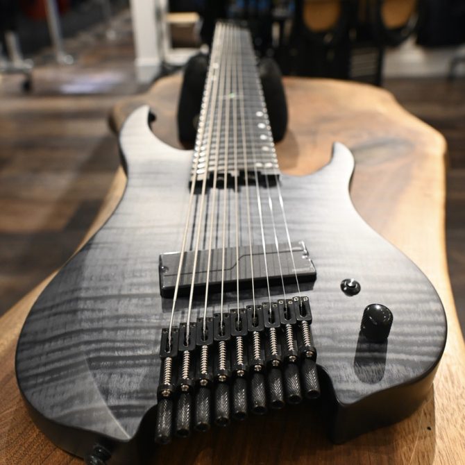Legator G9F-BK Satin Flame Maple Black 9-string Multi-Scale #162