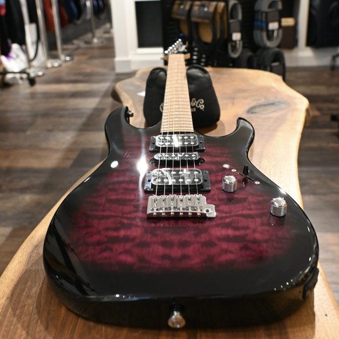 Ibanez GRX70QA-TVT Gio Series Transparent Violet Sunburst #829