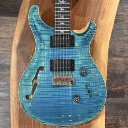PRS Wood Library Custom 24 Semi-Hollow One-Piece Artist Grade Top Laguna #010