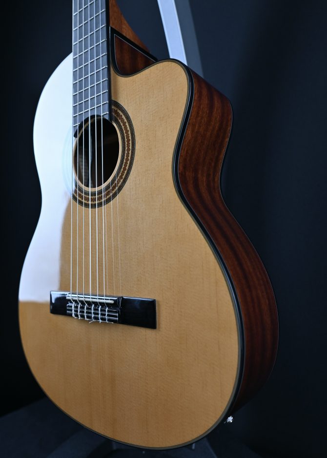 Ibanez GA6CE-AM Amber High Gloss Classical Guitar #299