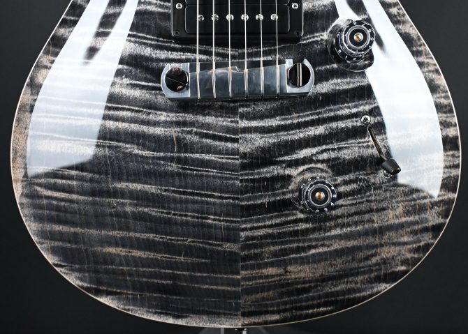 PRS Wood Library Custom 24 Stoptail Limited Edition Charcoal #317