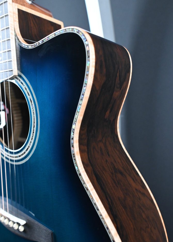 PRS SE Angelus A60E Cobalt Blue Burst #781