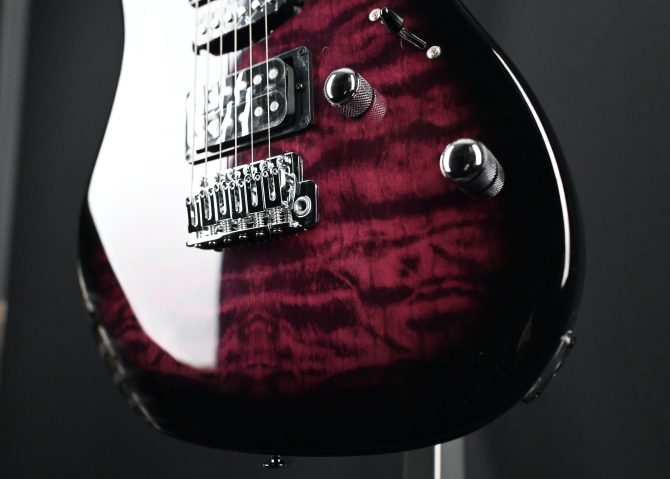 Ibanez GRX70QA-TVT Gio Series Transparent Violet Sunburst #828