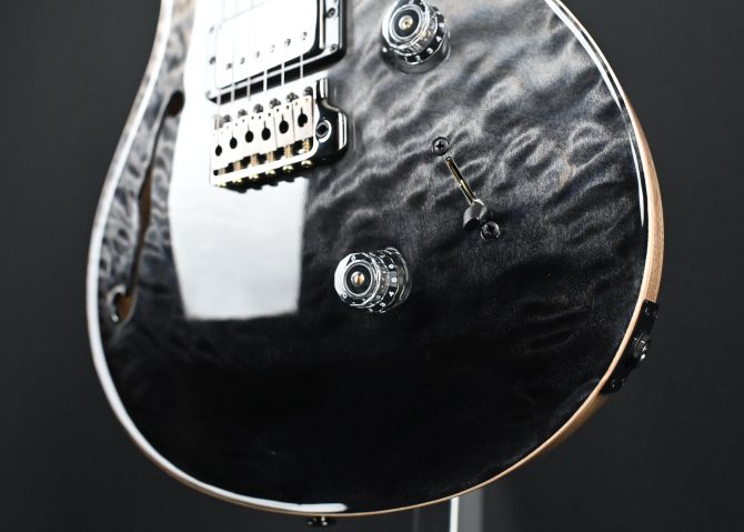 PRS Wood Library Custom 24 Semi-Hollow Quilt 10-Top Frostbite #656