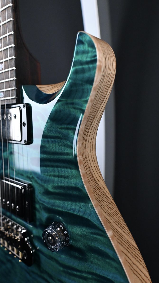 PRS Wood Library Custom 24 Semi-Hollow Quilt 10-Top Laguna #654