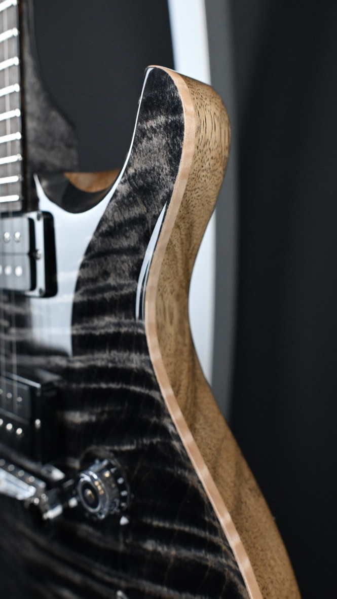 PRS Wood Library Custom 24 Stoptail Limited Edition Charcoal #317