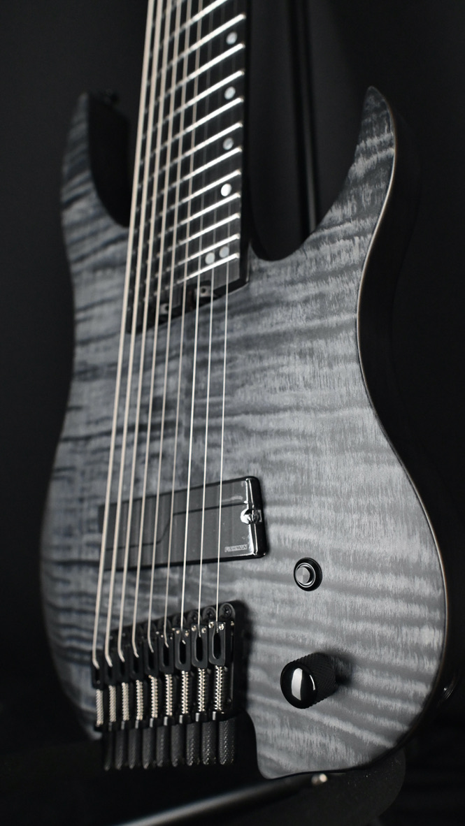Legator G9F-BK Satin Flame Maple Black 9-string Multi-Scale #162