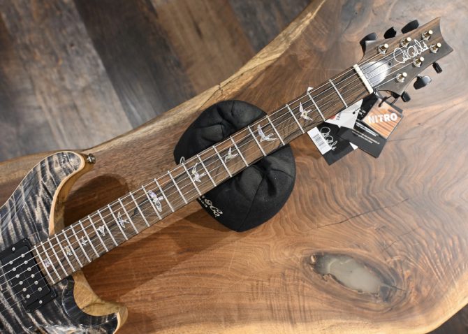 PRS Wood Library Custom 24 Stoptail Limited Edition Charcoal #317