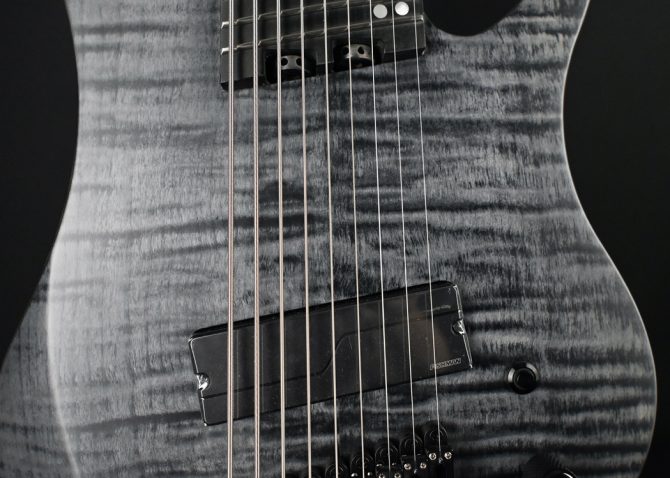 Legator G9F-BK Satin Flame Maple Black 9-string Multi-Scale #162