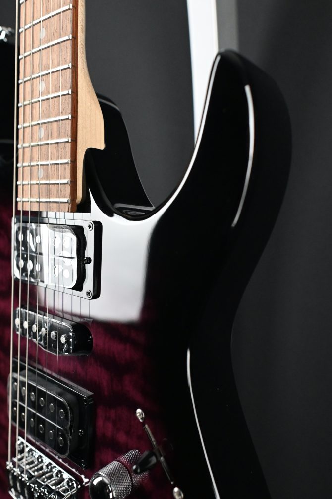 Ibanez GRX70QA-TVT Gio Series Transparent Violet Sunburst #829