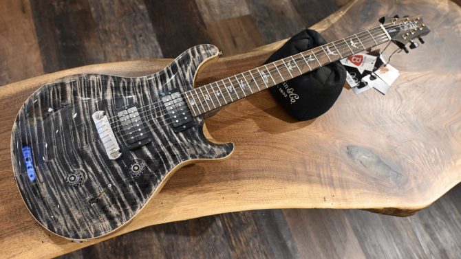 PRS Wood Library Custom 24 Stoptail Limited Edition Charcoal #317