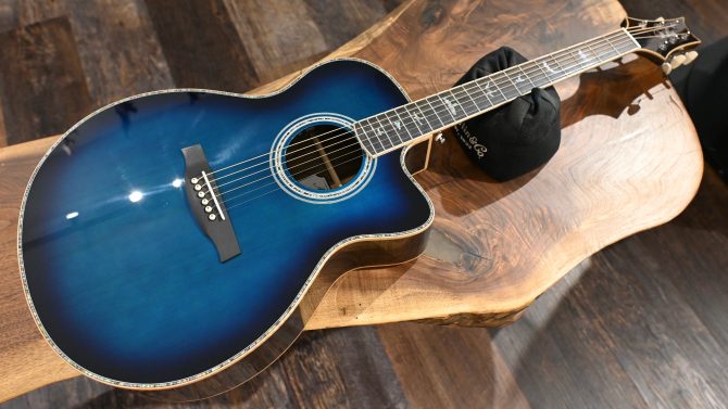 PRS SE Angelus A60E Cobalt Blue Burst #781