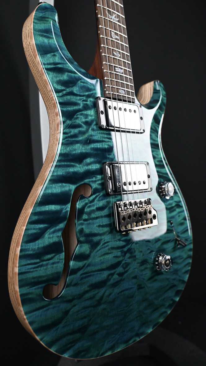 PRS Wood Library Custom 24 Semi-Hollow Quilt 10-Top Laguna #654