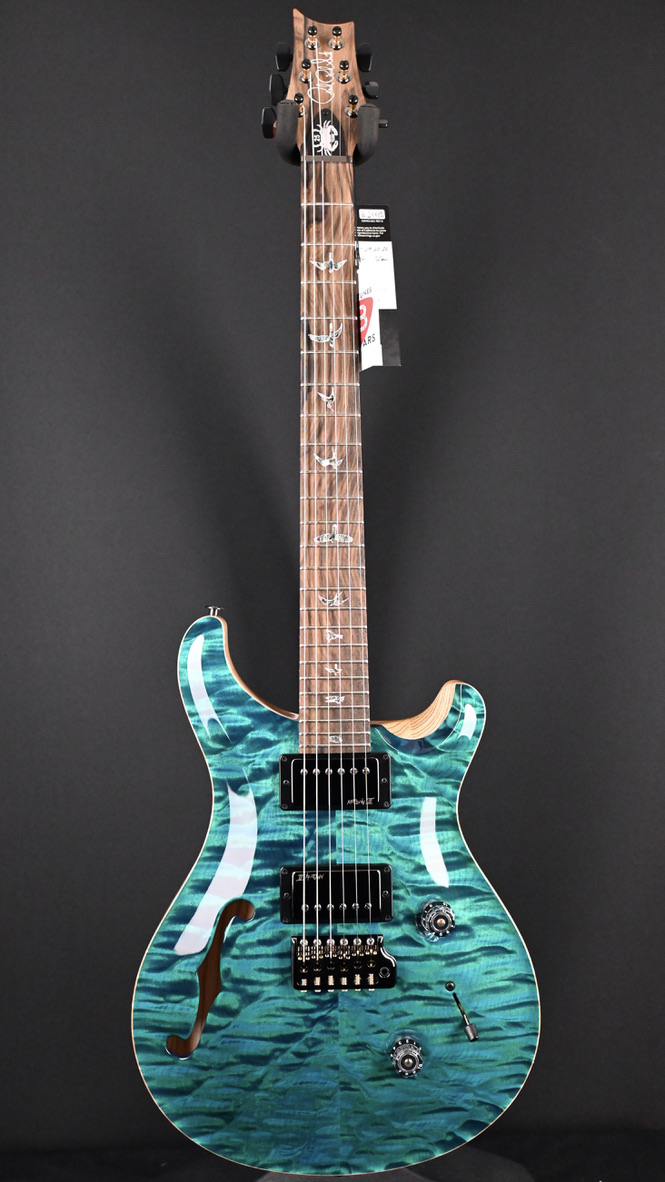 PRS Wood Library Custom 24 Semi-Hollow Quilt 10-Top Laguna #654