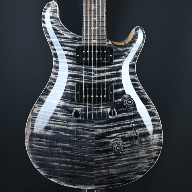 PRS Wood Library Custom 24 Stoptail Limited Edition Charcoal #317