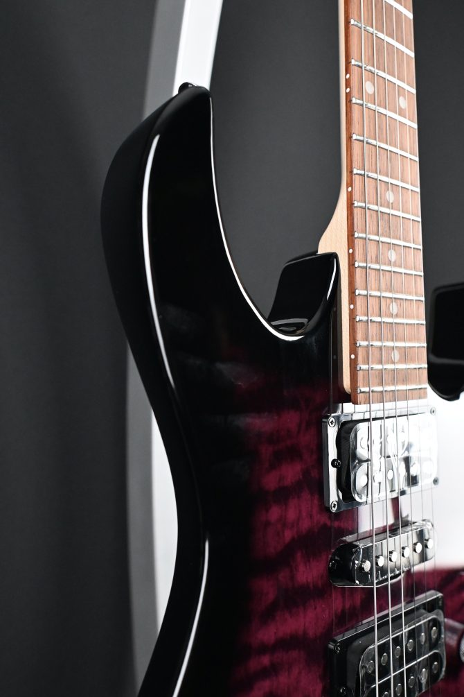 Ibanez GRX70QA-TVT Gio Series Transparent Violet Sunburst #827