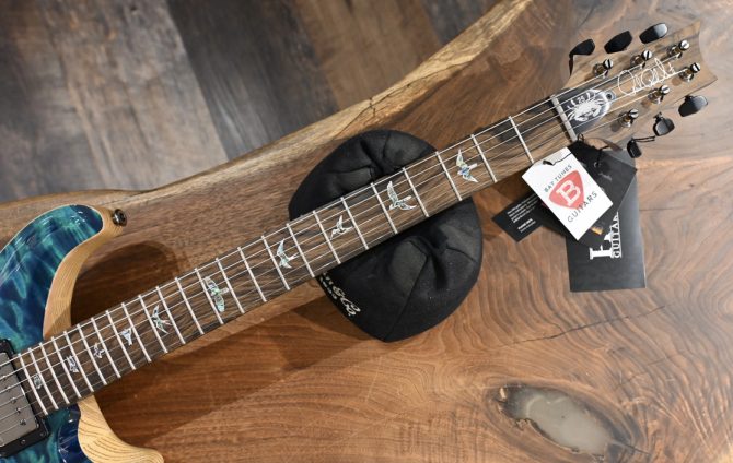 PRS Wood Library Custom 24 Semi-Hollow Quilt 10-Top Laguna #654