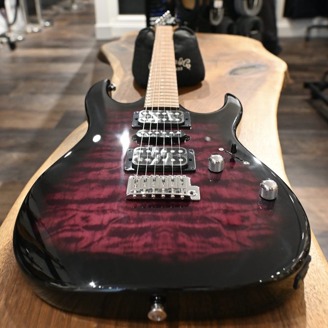 Ibanez GRX70QA-TVT Gio Series Transparent Violet Sunburst #828