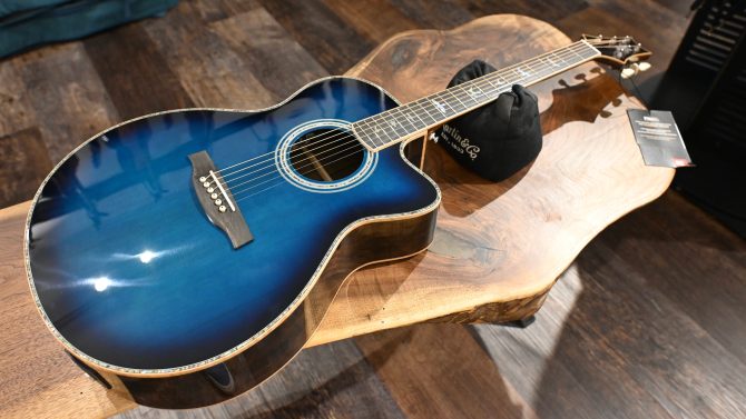 PRS SE Angelus A60E Cobalt Blue Burst #742