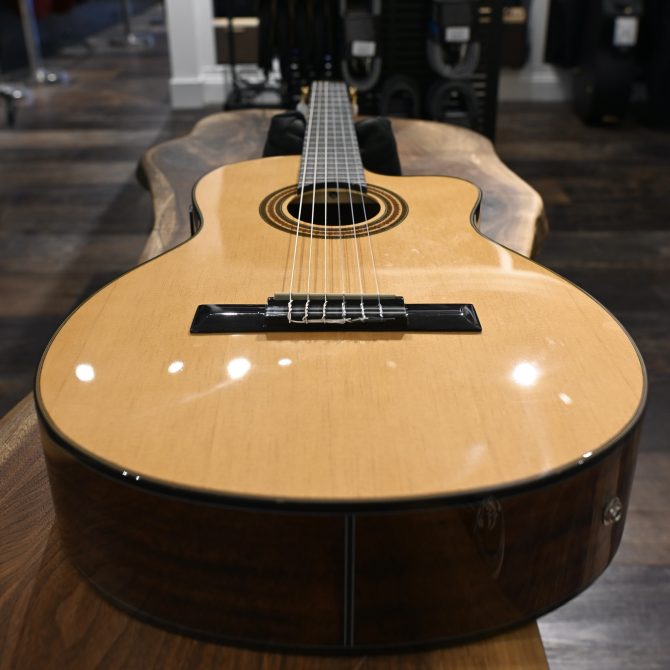 Ibanez GA6CE-AM Amber High Gloss Classical Guitar #299