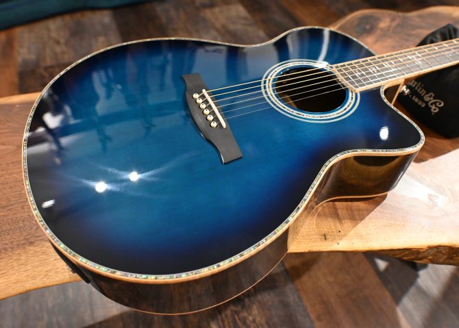 PRS SE Angelus A60E Cobalt Blue Burst #781