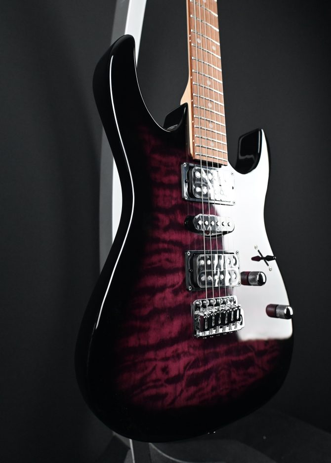 Ibanez GRX70QA-TVT Gio Series Transparent Violet Sunburst #828