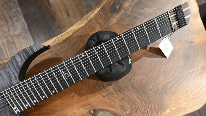 Legator G9F-BK Satin Flame Maple Black 9-string Multi-Scale #162