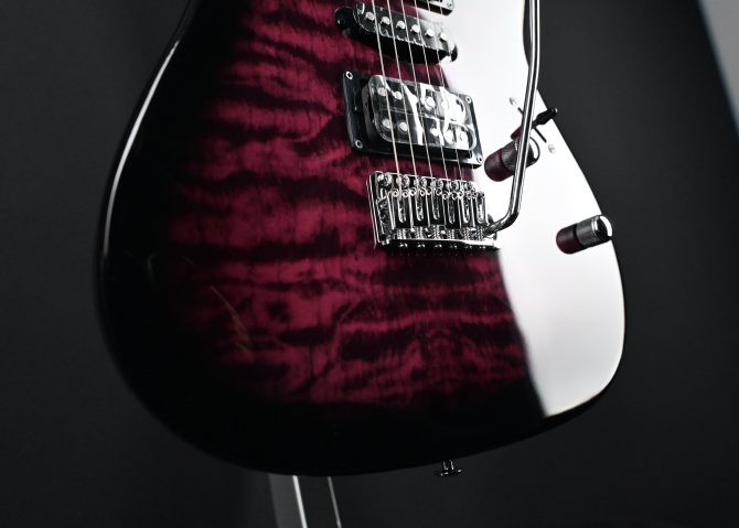 Ibanez GRX70QA-TVT Gio Series Transparent Violet Sunburst #827