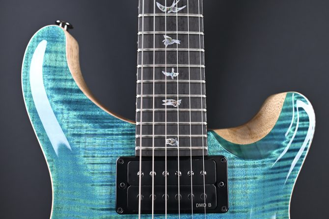 PRS Wood Library Custom 24 Semi-Hollow One-Piece Artist Grade Top Laguna #010
