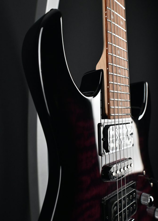 Ibanez GRX70QA-TVT Gio Series Transparent Violet Sunburst #828