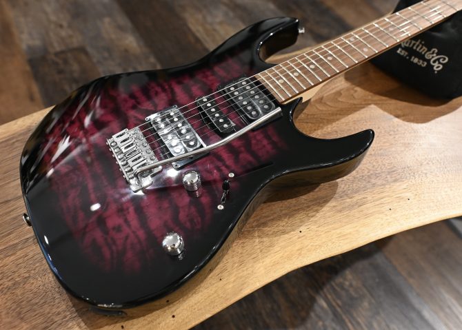 Ibanez GRX70QA-TVT Gio Series Transparent Violet Sunburst #827