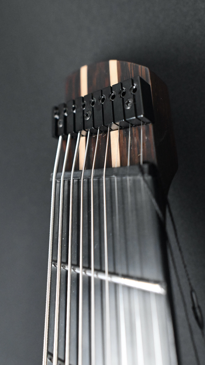 Legator G9F-BK Satin Flame Maple Black 9-string Multi-Scale #162