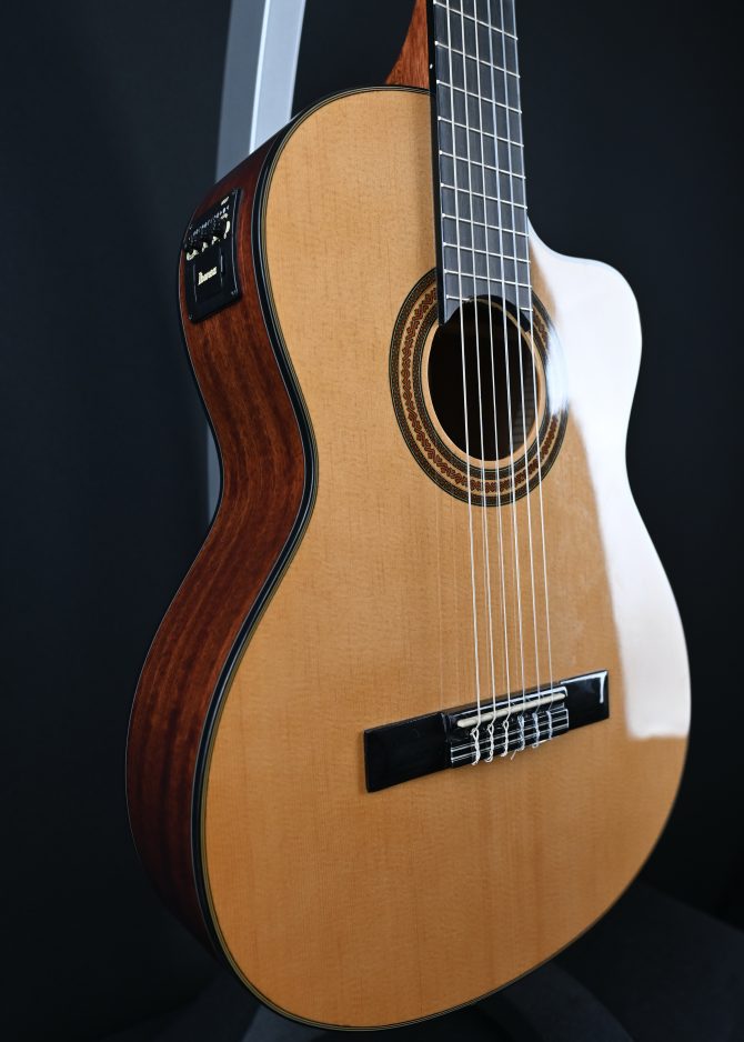 Ibanez GA6CE-AM Amber High Gloss Classical Guitar #299