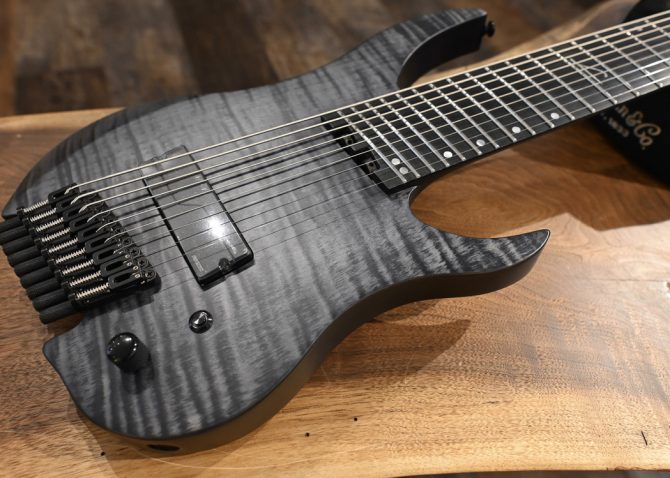 Legator G9F-BK Satin Flame Maple Black 9-string Multi-Scale #162
