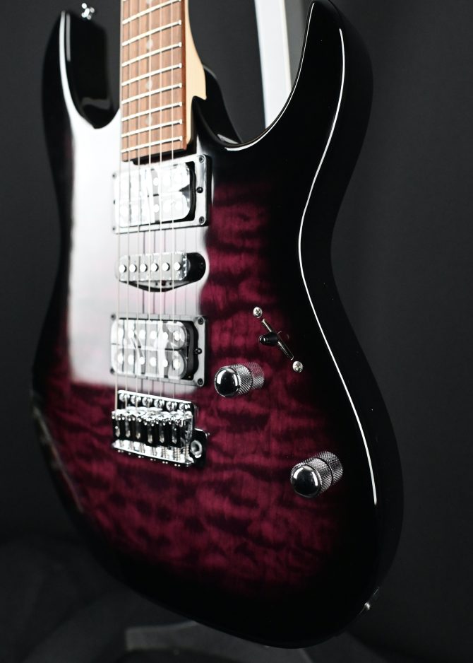 Ibanez GRX70QA-TVT Gio Series Transparent Violet Sunburst #829