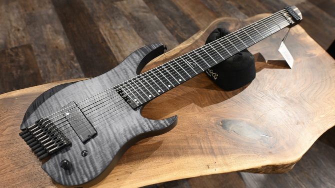 Legator G9F-BK Satin Flame Maple Black 9-string Multi-Scale #162